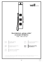 Предварительный просмотр 45 страницы Welltime glassy white 61343441-97169412 Installation Instructions Manual