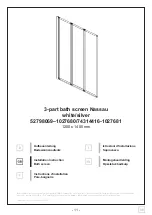 Preview for 11 page of Welltime Nassau 1027680 Installation Instruction