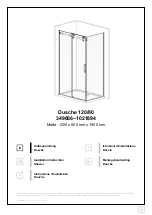 Предварительный просмотр 1 страницы Welltime Sansibar 349666-1021894 Installation Instruction