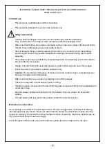 Preview for 12 page of Welltime Summer 1001648 Installation Instructions Manual