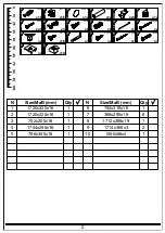 Preview for 2 page of Welltime Tauri 1336 4440 Assembly Instructions Manual