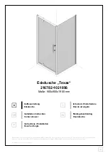 Предварительный просмотр 1 страницы Welltime Texas 216782-1021896 Installation Instruction