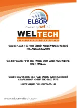 WELTECH ELBOR CNC W1600 User Manual preview