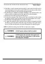 Preview for 17 page of Weltem Americool HPC-3000 Owner'S Manual