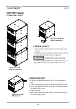 Предварительный просмотр 12 страницы Weltem AmeriCool WMC-2500 Owner'S Manual