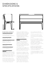 Preview for 3 page of Weltevree Bended bench with backrest Product Manual