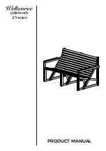 Preview for 1 page of Weltevree PATIOBENCH 2-3 SEATER Manual