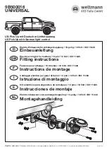 Preview for 1 page of Weltmann KFZ-Teile 9B500016 Fitting Instructions Manual