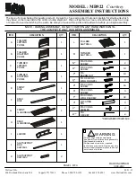 Preview for 1 page of Welton USA MB922 Assembly Instructions