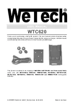 Preview for 1 page of WEMPE WeTech WTC620 User Manual