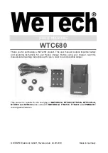 WEMPE WeTech WTC680 User Manual предпросмотр