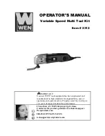 Wen 2312 Operator'S Manual preview