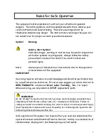 Preview for 3 page of Wen 3714 Operation & Instruction Manual