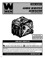 Wen 56400iX Instruction Manual предпросмотр