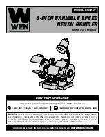 Wen BG625V Instruction Manual preview