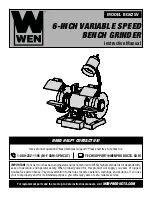 Предварительный просмотр 1 страницы Wen BG625V Instruction Manual