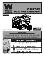 Предварительный просмотр 1 страницы Wen DF1100 Manual