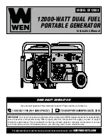 Предварительный просмотр 1 страницы Wen DF1200X Instruction Manual