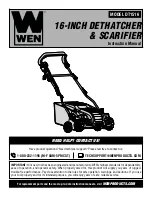 Предварительный просмотр 1 страницы Wen DT1516 Instruction Manual