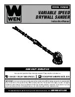 Preview for 1 page of Wen DW5062 Instruction Manual