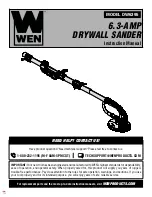 Preview for 1 page of Wen DW6395 Instruction Manual