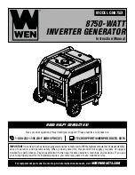 Предварительный просмотр 1 страницы Wen GN875iX Instruction Manual