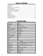 Preview for 2 page of Wen PW3100 Manual