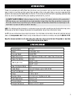 Предварительный просмотр 3 страницы Wen TT1015 Instruction Manual