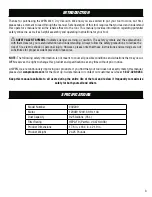 Preview for 3 page of Wen VC9209 Instruction Manual