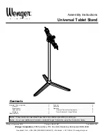 Preview for 1 page of Wenger 040A149 Assembly Instructions Manual