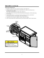 Предварительный просмотр 8 страницы Wenger 1-Column Owner'S Manual