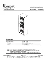 Wenger 146M Series Assembly Instructions Manual preview