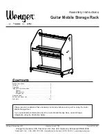 Wenger 148J006 Assembly Instructions Manual предпросмотр