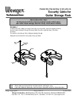 Wenger 148J325 Assembly & Operating Instructions preview