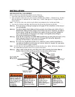 Предварительный просмотр 3 страницы Wenger 5-light 30" Studio Makeup Station Installation Instructions Manual