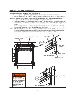 Предварительный просмотр 10 страницы Wenger 5-light 30" Studio Makeup Station Installation Instructions Manual