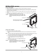 Предварительный просмотр 13 страницы Wenger 5-light 30" Studio Makeup Station Installation Instructions Manual