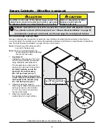 Preview for 41 page of Wenger AcoustiCabinets Series Assembly Instructions Manual