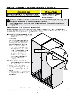 Preview for 45 page of Wenger AcoustiCabinets Series Assembly Instructions Manual