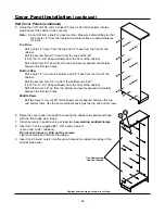 Preview for 48 page of Wenger AcoustiCabinets Series Assembly Instructions Manual