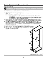 Preview for 49 page of Wenger AcoustiCabinets Series Assembly Instructions Manual