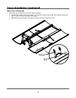 Предварительный просмотр 22 страницы Wenger Diva Acoustical Tower Installation Instructions Manual