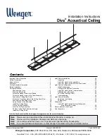 Preview for 1 page of Wenger Diva Installation Instructions Manual