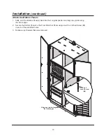 Предварительный просмотр 10 страницы Wenger Fixed Media Cabinets Owner'S Manual