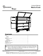 Предварительный просмотр 1 страницы Wenger GEARBOSS Mobile Kiosk Electric Kit Owner'S Manual