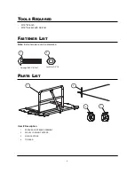 Preview for 4 page of Wenger OnBoard 210A327-02 Assembly And Owner'S Manual