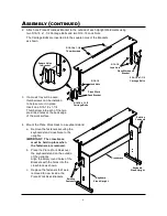 Preview for 4 page of Wenger Piano Work Desk Assembly Instructions