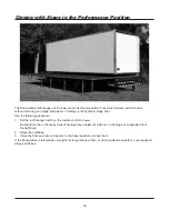 Preview for 25 page of Wenger Showmobile Mobile Stage and Canopy Owner'S Manual