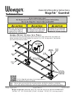Wenger StageTek Guardrail Assembly & Operating Instructions preview