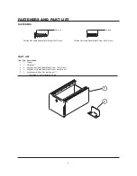 Preview for 2 page of Wenger Studio Makeup Station with Drawer Option Installation Instructions Manual